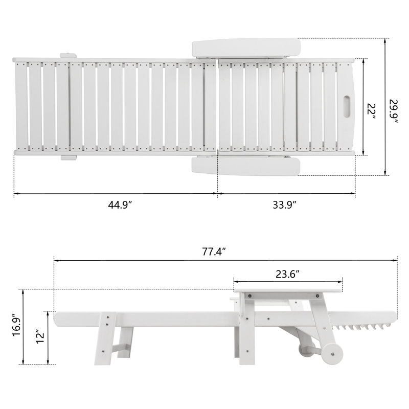 Arlmont & Co. Outdoor Chaise Lounge Wayfair